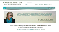 Desktop Screenshot of cynthiaackrill.com